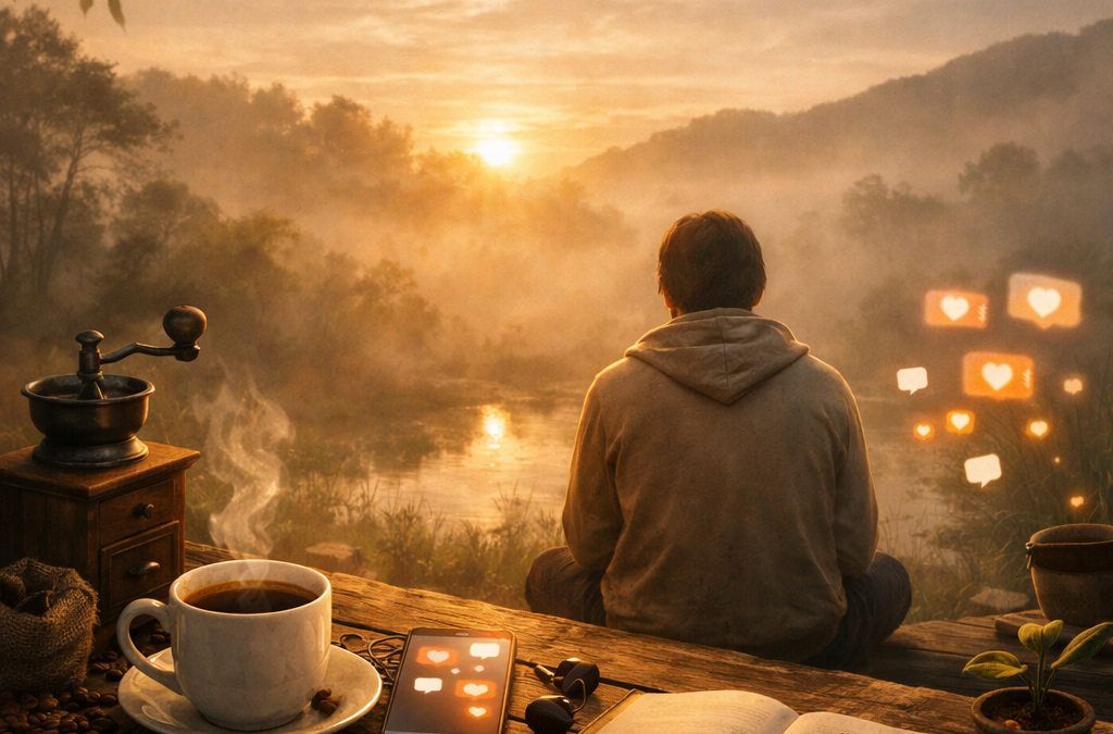 Menyeduh Kewarasan: Antara Pahitnya Kopi, Bisingnya Validasi, dan Keheningan yang Berbuah